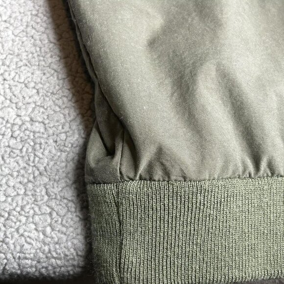 Bob Allen Jacket Mens Large Olive Shooting Pullover Quilted Windbreaker Hunting - Picture 9 of 15